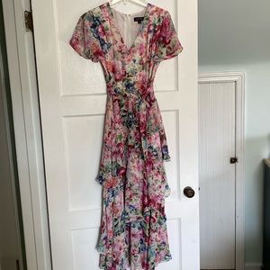 Floral maxi length dress